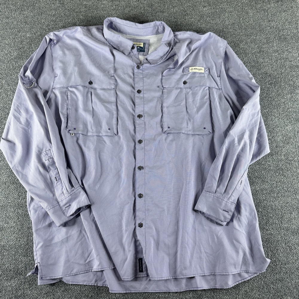 Magellan Outdoors Mens 4XL Moisture Wicking Aransas Pass Fish Gear Relaxed Fit